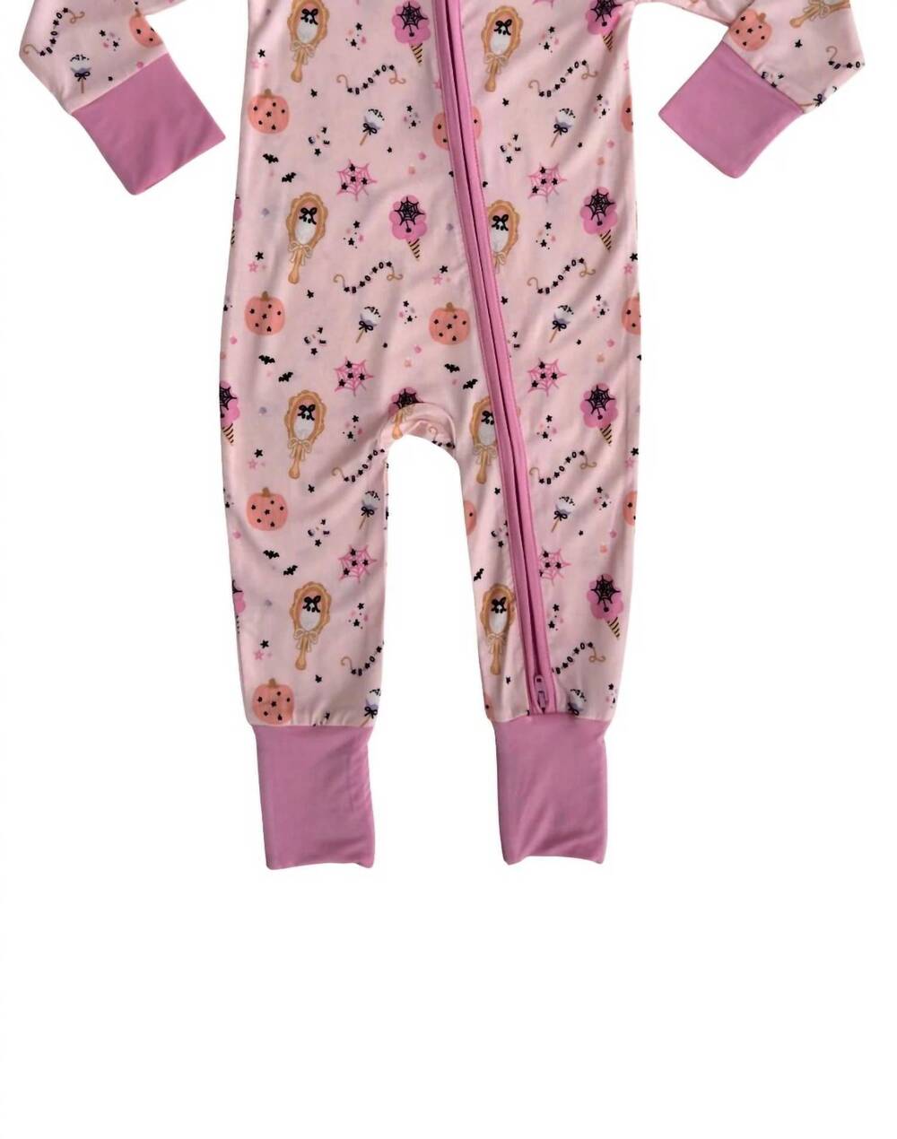 NEW IN MY JAMMERS girls zipper romper in snuggleween